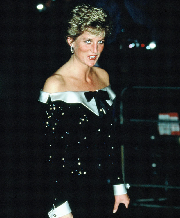 Diana's headline-grabbing 'tuxedo dress' was considered controversial. Photo / Getty